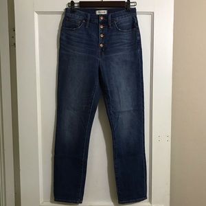 Madewell Perfect Vintage Jeans with Button Front
